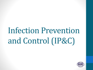 Infection Prevention and Control - International Federation of