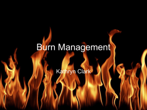 Burn Management - Improving care in ED