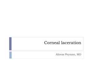 cornealaceration