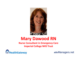 Mary Dawood RN Nurse Consultant in Emergency