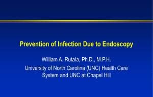 Endoscope Reprocessing - TSICP Texas Society of Infection Control