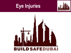 Eye injuries - Safety Awakenings
