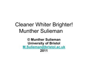 Cleaner Whiter Brighter!