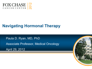 hormonal therapies-ryan - Living Beyond Breast Cancer