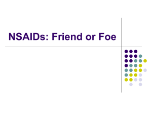 NSAIDs: Friend or Foe