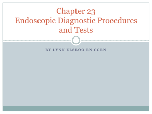 Chapter 23 Endoscopic Diagnostic Procedures and Tests