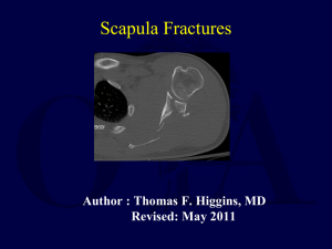 Scapula Fractures