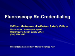 Fluoroscopy Credentialing