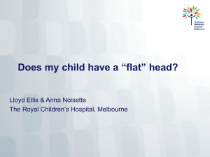 Does my child have a “flat” head?