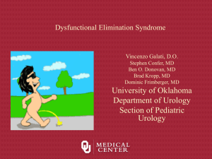 Dysfunctional Elimination Syndromes 2