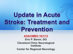 STROKE - American Osteopathic Association