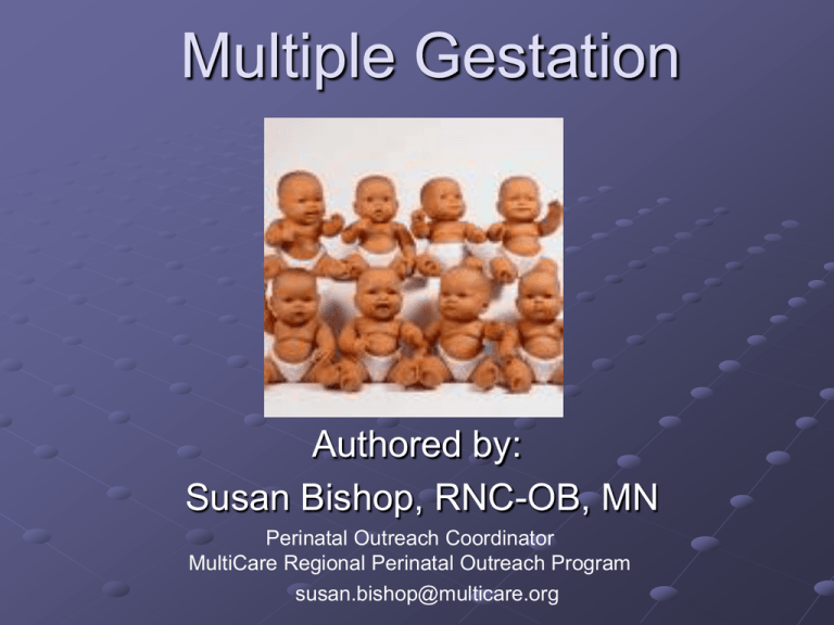 Multiple Gestation