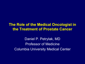 Chemotherapy for Hormone Refractory Prostate