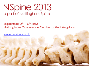 12. CPS - Nottingham Spine Course