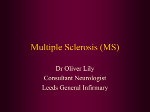 Multiple Sclerosis (MS) - Back to Medical School