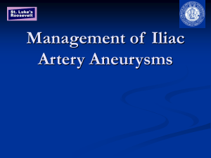 Management of Iliac Aneurysms