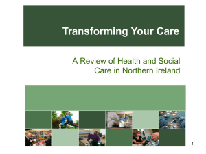 Transforming Your Care powerpoint presentation