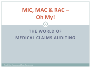 MIC, MAC & RAC – Oh My
