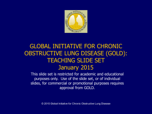to the  file - the Global initiative for chronic Obstructive
