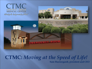 CTMC: Moving at the Speed of Life!