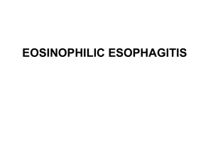 Eosinophilic Esophagitis Endoscopy