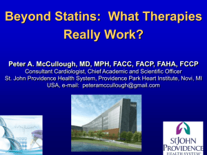 Beyond Statins: What Therapies Really Work?