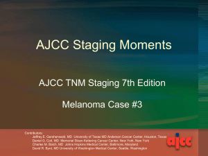 Staging Moments Melanoma Case 3