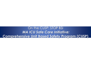 Project Report - Lean Sigma - Massachusetts Coalition for the