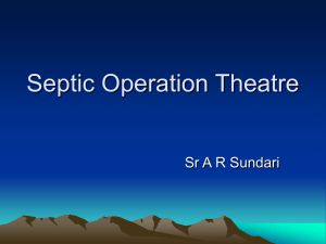 Septic Operation Theatre