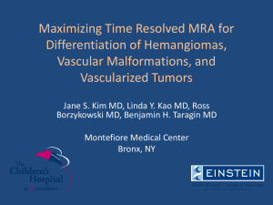 Magnetic Resonance Angiography (MRA)