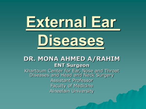 External Ear Diseases