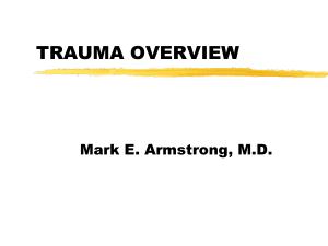 ATLS - Trauma Overview