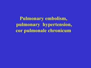 08. Pulmonary thromboembolism, Pulmonary hypertension