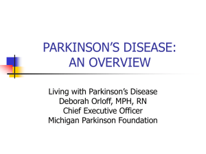 PARKINSON`S DISEASE: AN OVERVIEW