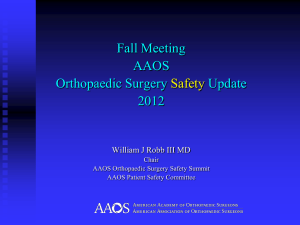 Disclosure - American Academy of Orthopaedic Surgeons