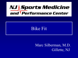 Bike Fit - NJ Sports Medicine and Performance Center, Marc