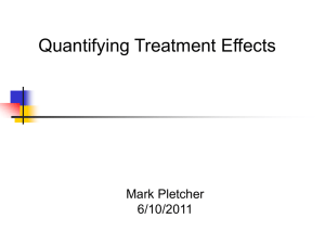 Quantifying Treatment Effects