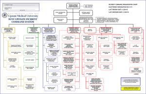 Incident Command Organization Chart