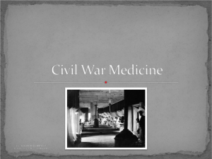 Civil War Medicine PowerPoint - The Gilder Lehrman Institute of