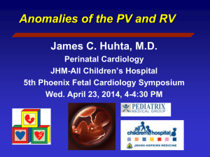 Anomolies-of-PV-Huht.. - Fetal Cardiology Symposium