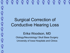 surgical correction of CHL