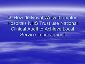 Carl Corbett How do Royal Wolverhampton Hospitals NHS