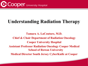 Radiation Therapy