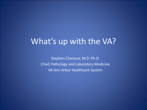 What`s up at the VA?