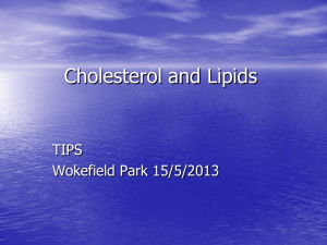 Cholesterol and lipids - Diabetes in Berkshire West
