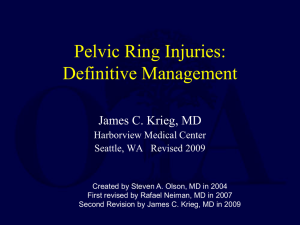 Pelvic Ring Injuries - Orthopaedic Trauma Association