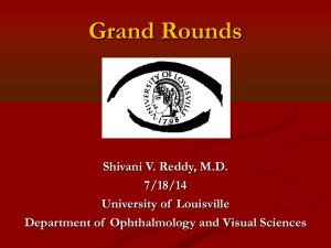 PCV - University of Louisville Department of Ophthalmology and