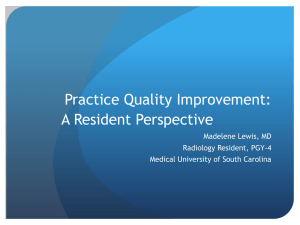 Practice Quality Improvement - The Medical University of South