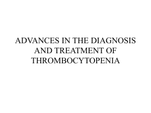Thrombocytopenia - Jacobi Medical Center