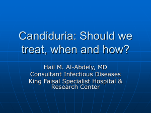 Candiduria: Should we treat, when and how?